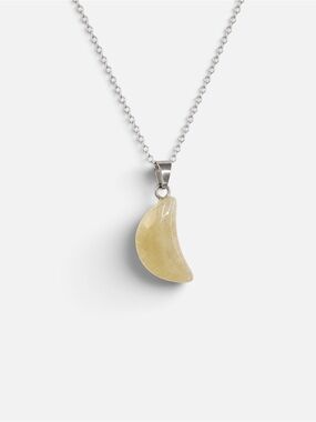 CITRINE MOON NECKLACE